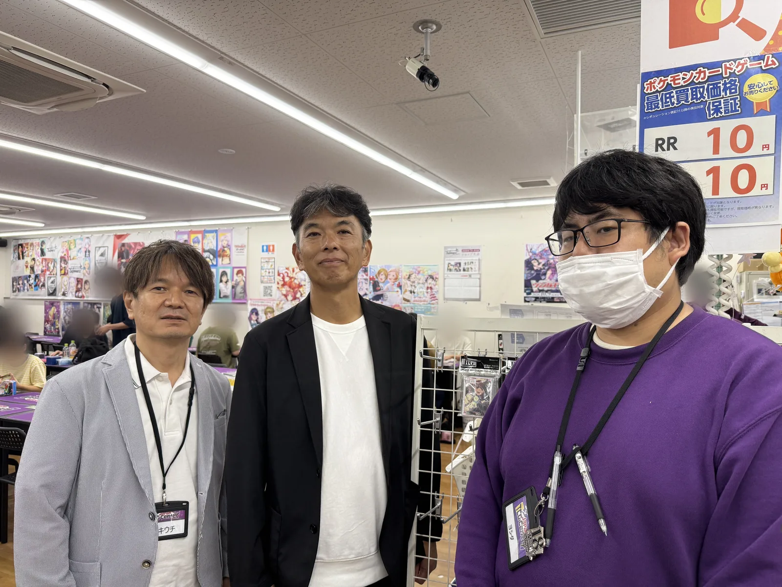 Japan TCG Center 吉祥寺駅北口店で取材に応じてくださったみなさん
